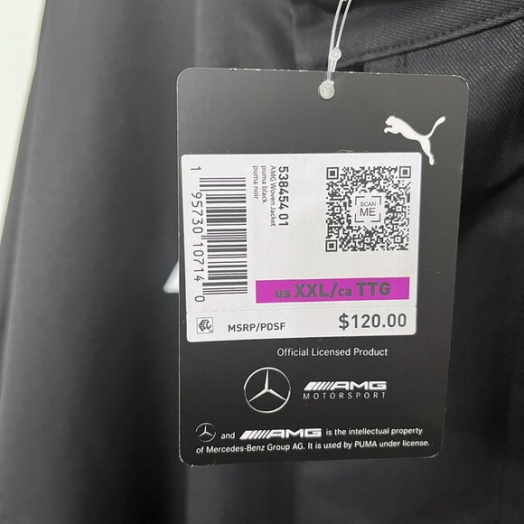 NWT Puma Mercedes AMG Motorsports Men's Jacket XXL - Picture 12 of 15